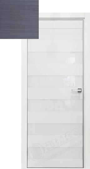 Межкомнатная дверь Нео (с алюм.кромкой) со стеклом