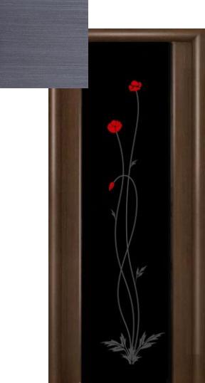 Межкомнатная дверь Престиж c перскоструем со стеклом