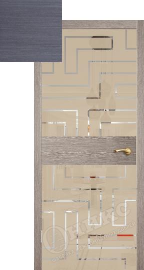 Межкомнатная дверь Соло 2  (с алюм.кромкой)