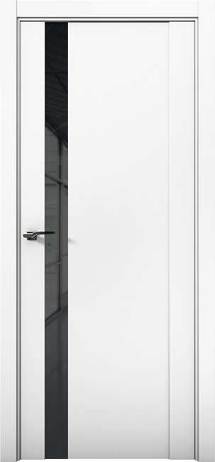 Межкомнатная дверь Prime 07 стекло Черный лак