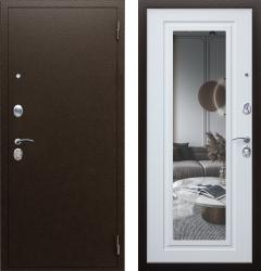 Отделка   /  Замки Основной: GALEON 1211 (2 класс)  / дополнительный: GALEON 1001 (2 класс)  дверь АСД Комфорт с зеркалом (металлическая дверь АСД Комфорт с зеркалом, железная дверь)