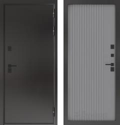 Отделка внешняя: Металл, цинкосодержащий грунт, полимерное покрытие, Цвет: Букле темный  / внутренняя: МДФ панель с фрезеровкой 10мм, Цвет: Серый софт рельеф  /  Замки Основной: Border Termo G 9-6 Э (4 класс)  / дополнительный: Border Termo G 8-6 Э (4 класс)  дверь Бункер BN-10 ТЕПЛО ПЛЮС Хомс "Серый софт рельеф" (металлическая дверь Бункер BN-10 ТЕПЛО ПЛЮС Хомс "Серый софт рельеф", железная дверь)