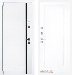 Отделка внешняя: МДФ панель с фрезеровкой 12мм, Цвет: Белый матовый  / внутренняя: Эмалированная МДФ панель 16мм, Цвет: Белый RAL 9003  /  Замки Основной: Securemme 2603 (4 класс)  дверь Распродажа Арма Гранд Вайт 22 "Белый RAL 9003" 86 L (металлическая дверь Распродажа Арма Гранд Вайт 22 "Белый RAL 9003" 86 L, железная дверь)