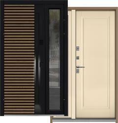 Отделка   /  Замки Основной: Rezident RNB SA с перекодировкой (4 класс)  / дополнительный: Mottura 50.798 (4 класс)  Входная дверь Falko ВА-100 (стальная дверь, металлическая дверь)