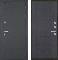 Отделка внешняя: Металл с порошковым напылением, Цвет: Черный шелк  / внутренняя: МДФ панель с молдингами 10мм, Цвет: Венге  /  Замки Основной: Securemme 2603 (4 класс)  / дополнительный: Securemme 2413 (4 класс)  дверь Интекрон Греция В-07 "Венге" (металлическая дверь Интекрон Греция В-07 "Венге", железная дверь)