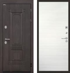 Отделка внешняя: МДФ панель с фрезеровкой 16мм, Цвет: Венге тисненый  / внутренняя: Ламинированная МДФ панель 10мм, Цвет: Дуб сильвер  /  Замки Основной: Securemme 2603 (4 класс)  / дополнительный: Securemme 2413 (4 класс)  Стальная дверь Интекрон Италия Гладкая "Дуб сильвер" (входная металлическая дверь)