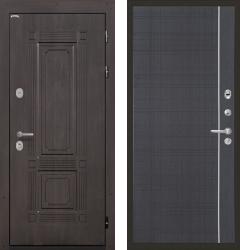 Отделка внешняя: МДФ панель с фрезеровкой 16мм, Цвет: Венге тисненый  / внутренняя: МДФ панель с молдингами 10мм, Цвет: Венге  /  Замки Основной: Securemme 2603 (4 класс)  / дополнительный: Securemme 2413 (4 класс)  Входная дверь Интекрон Италия В-07 "Венге" (стальная дверь, металлическая дверь)