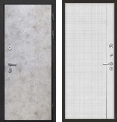 Отделка внешняя: Ламинированная МДФ панель 10мм, Цвет: Мрамор светлый  / внутренняя: МДФ панель с молдингами 10мм, Цвет: Лофт белый  /  Замки Основной: Securemme 2603 (4 класс)  / дополнительный: Securemme 2413 (4 класс)  Стальная дверь Интекрон Сицилия Remix "Мрамор светлый" В-07 "Лофт белый" (входная металлическая дверь)
