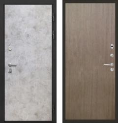 Отделка внешняя: Ламинированная МДФ панель 10мм, Цвет: Мрамор светлый  / внутренняя: Ламинированная МДФ панель 10мм, Цвет: Шпон венге коричневый  /  Замки Основной: Securemme 2603 (4 класс)  / дополнительный: Securemme 2413 (4 класс)  Стальная дверь Интекрон Сицилия Remix "Мрамор светлый" Гладкая "Шпон венге коричневый" (входная металлическая дверь)