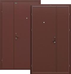 Отделка внешняя: Металл с порошковым напылением, Цвет: Антик медный  / внутренняя: Металл с порошковым напылением, Цвет: Антик медный  /  Замки Цилиндровый Просам ЗВ 4-31/55, 3 ригеля диаметром 10,7 мм Входная дверь Оптим Дуо Слим Антик Медь (стальная дверь, металлическая дверь)