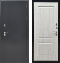 Отделка внешняя: Металл, цинкосодержащий грунт, полимерное покрытие, Цвет: Темное серебро  / внутренняя: МДФ панель с фрезеровкой 10мм, Цвет: Сосна белая  /  Замки Основной: Border Termo G 9-6 Э (4 класс)  / дополнительный: Border Termo G 8-6 Э (4 класс)  Входная дверь Ратибор Термоблок 3К "Серебро / Сосна белая" (стальная дверь, металлическая дверь)