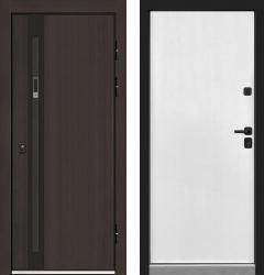 Отделка внешняя: Влаго-термостойкая панель 12мм, Цвет: Dark Oak  / внутренняя: гладкая МДФ панель 10мм, Цвет: Дуб молочный  /  Замки Основной: Moia 764 (4 класс)  Входная дверь Regidoors ЭЛИТ ТЕРМО (стальная дверь, металлическая дверь)