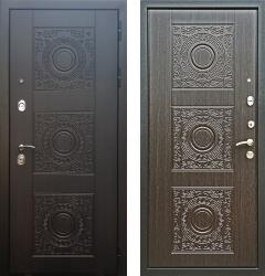 Отделка внешняя: МДФ панель с фрезеровкой 16мм, Цвет: Венге  / внутренняя: МДФ панель с фрезеровкой 16мм, Цвет: Венге  /  Замки Основной: Kale 252 (4 класс)  / дополнительный: Border ЗВ 8-6 К5 (4 класс)  Входная дверь Rex 10 "Венге" (стальная дверь, металлическая дверь)