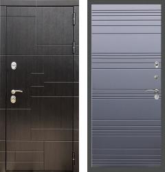 Отделка внешняя: МДФ панель с фрезеровкой 16мм, Цвет: Венге  / внутренняя: МДФ панель с фрезеровкой 16мм, Цвет: Силк титан  /  Замки Основной: Kale 252 (4 класс)  / дополнительный: Border ЗВ 8-6 К5 (4 класс)  Входная дверь Rex 20 Line "Силк титан" (стальная дверь, металлическая дверь)