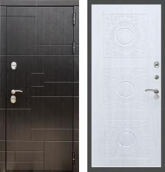 Отделка внешняя: МДФ панель с фрезеровкой 16мм, Цвет: Венге  / внутренняя: МДФ панель с фрезеровкой 16мм, Цвет: Сосна белая  /  Замки Основной: Kale 252 (4 класс)  / дополнительный: Border ЗВ 8-6 К5 (4 класс)  Стальная дверь Rex 20 Д-18 "Сосна белая" (входная металлическая дверь)