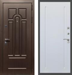 Отделка внешняя: МДФ панель с фрезеровкой 12мм, Цвет: Венге  / внутренняя: МДФ панель с фрезеровкой 16мм, Цвет: Белый ясень  /  Замки Основной: Kale 252 (4 класс)  / дополнительный: Border ЗВ 8-6 К5 (4 класс)  Стальная дверь Rex Эврика ФЛ-68 "Белый ясень" (входная металлическая дверь)