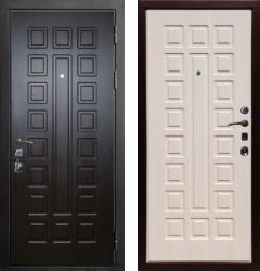 Отделка внешняя: МДФ панель с фрезеровкой 12мм, Цвет: Венге  / внутренняя: МДФ панель с фрезеровкой 16мм, Цвет: Беленый дуб  /  Замки Основной: Kale 252 (4 класс)  / дополнительный: Border ЗВ 8-6 К5 (4 класс)  Стальная дверь Rex Гладиатор "Беленый дуб" (входная металлическая дверь)