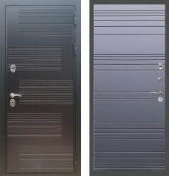 Отделка внешняя: МДФ панель с фрезеровкой 16мм, Цвет: Венге  / внутренняя: МДФ панель с фрезеровкой 16мм, Цвет: Силк титан  /  Замки Основной: Kale 252 (4 класс)  / дополнительный: Border ЗВ 8-6 К5 (4 класс)  Стальная дверь Rex Премиум ФЛ-185 Line "Силк титан" (входная металлическая дверь)