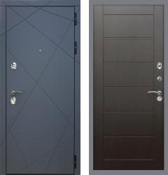 Отделка внешняя: МДФ панель с фрезеровкой 16мм, Цвет: Силк титан  / внутренняя: МДФ панель с фрезеровкой 16мм, Цвет: Венге  /  Замки Основной: Kale 252 (4 класс)  / дополнительный: Border ЗВ 8-6 К5 (4 класс)  Стальная дверь Rex 13 Титан Сити "Венге" (входная металлическая дверь)