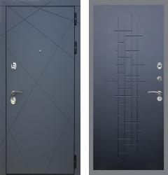 Отделка внешняя: МДФ панель с фрезеровкой 16мм, Цвет: Силк титан  / внутренняя: МДФ панель с фрезеровкой 16мм, Цвет: Ясень черный  /  Замки Основной: Kale 252 (4 класс)  / дополнительный: Border ЗВ 8-6 К5 (4 класс)  дверь Rex 13 Титан ФЛ-289 "Ясень черный" (металлическая дверь Rex 13 Титан ФЛ-289 "Ясень черный", железная дверь)