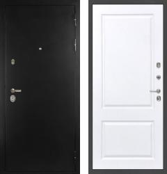 Отделка внешняя: Металл с порошковым напылением, Цвет: Титан  / внутренняя: МДФ панель с фрезеровкой 10мм, Цвет: Белый софт  /  Замки Основной: Kale 252 (4 класс)  / дополнительный: Border ЗВ 8-6 К5 (4 класс)  дверь Diva МД-40/1 Д-7 "Белый софт" (металлическая дверь Diva МД-40/1 Д-7 "Белый софт", железная дверь)